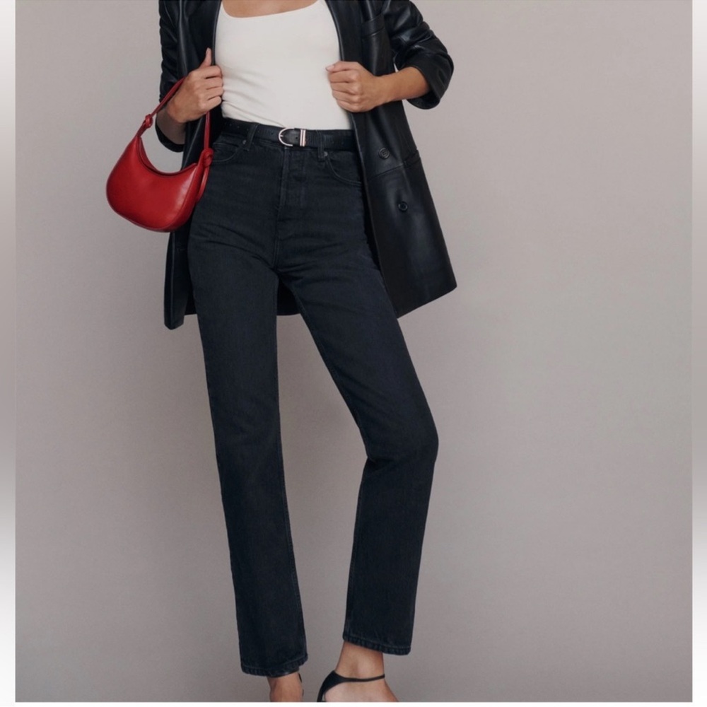 Reformation Cynthia High Rise Straight Jeans